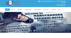 Desktop Screenshot of manuchandratechnologies.com